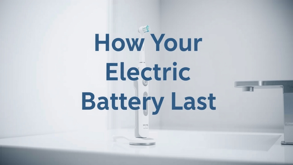 How Long Does Your Electric Toothbrush Battery Last?