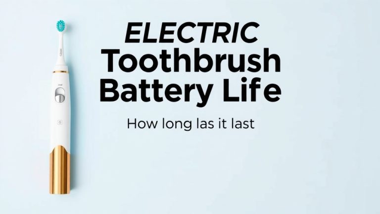 Electric Toothbrush Battery Life: How Long It Lasts