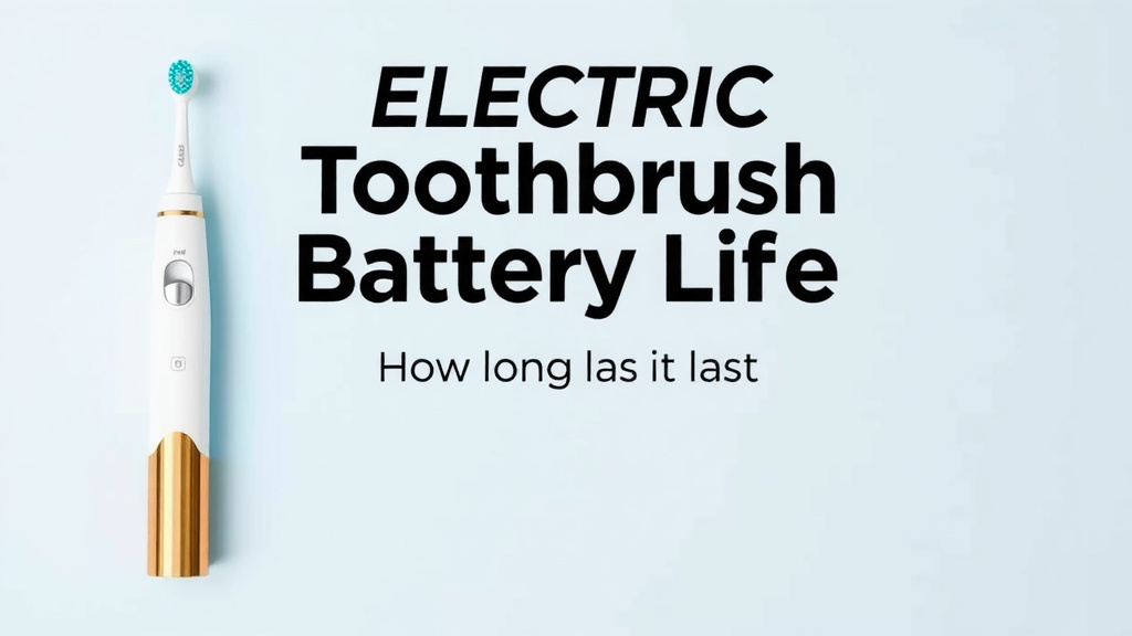 Electric Toothbrush Battery Life: How Long It Lasts