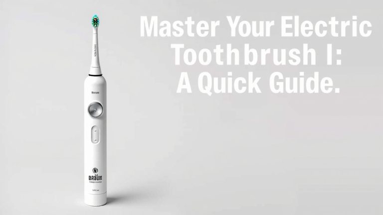 Master Your Braun Electric Toothbrush: A Quick Guide