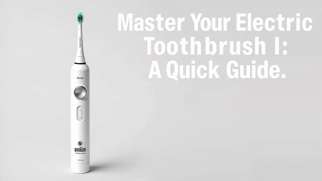 Master Your Braun Electric Toothbrush: A Quick Guide