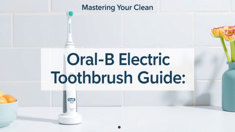 Oral-B Electric Toothbrush Guide: Mastering Your Clean