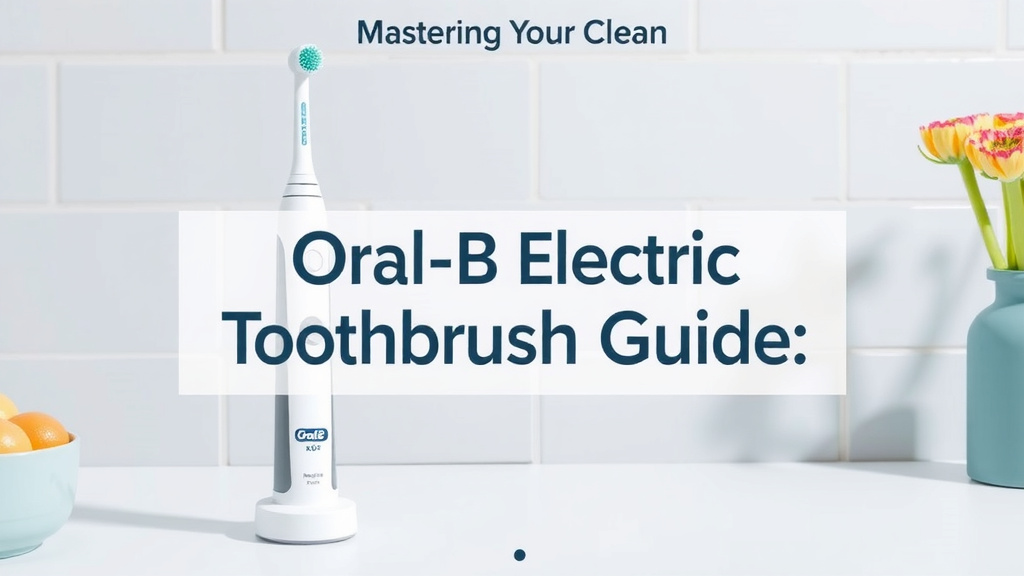 Oral-B Electric Toothbrush Guide: Mastering Your Clean