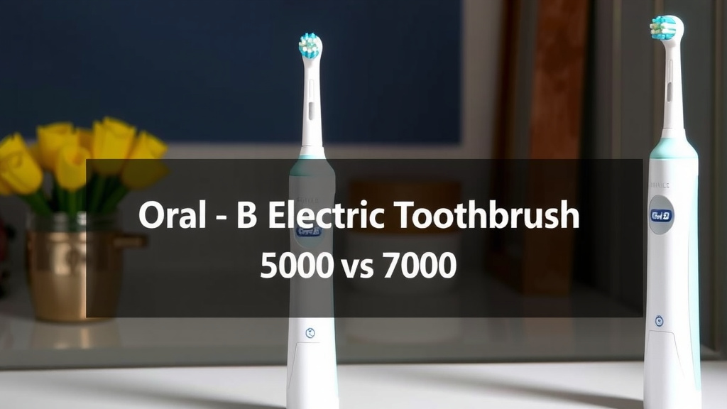 Comparing Oral-B Electric Toothbrush 5000 and 7000 Models