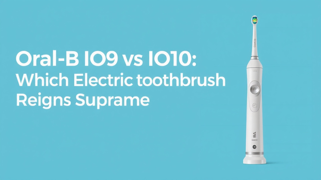 Oral-B IO9 vs IO10: Which Electric Toothbrush Reigns Supreme