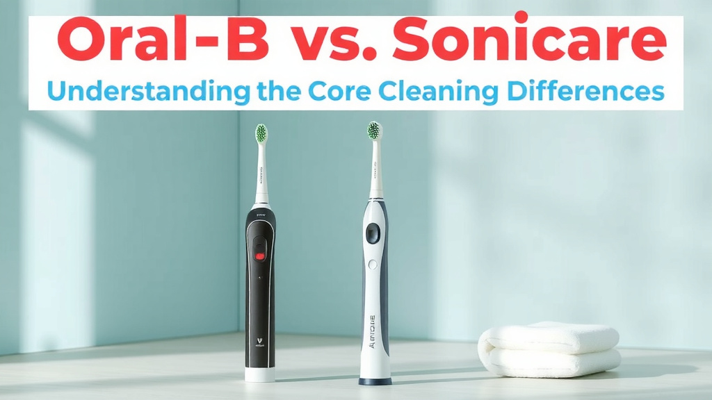 Oral-B vs. Sonicare: Understanding the Core Cleaning Differences