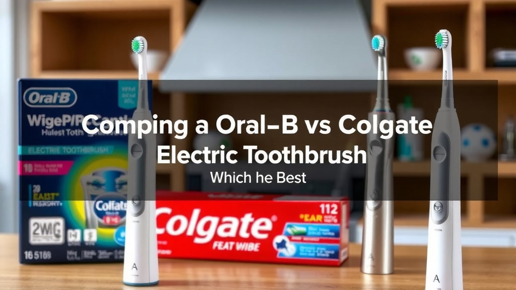 Comparing Oral-B and Colgate Electric Toothbrushes