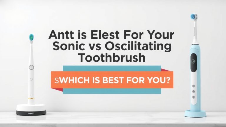 Sonic vs Oscillating Toothbrush: Which Is Best for You