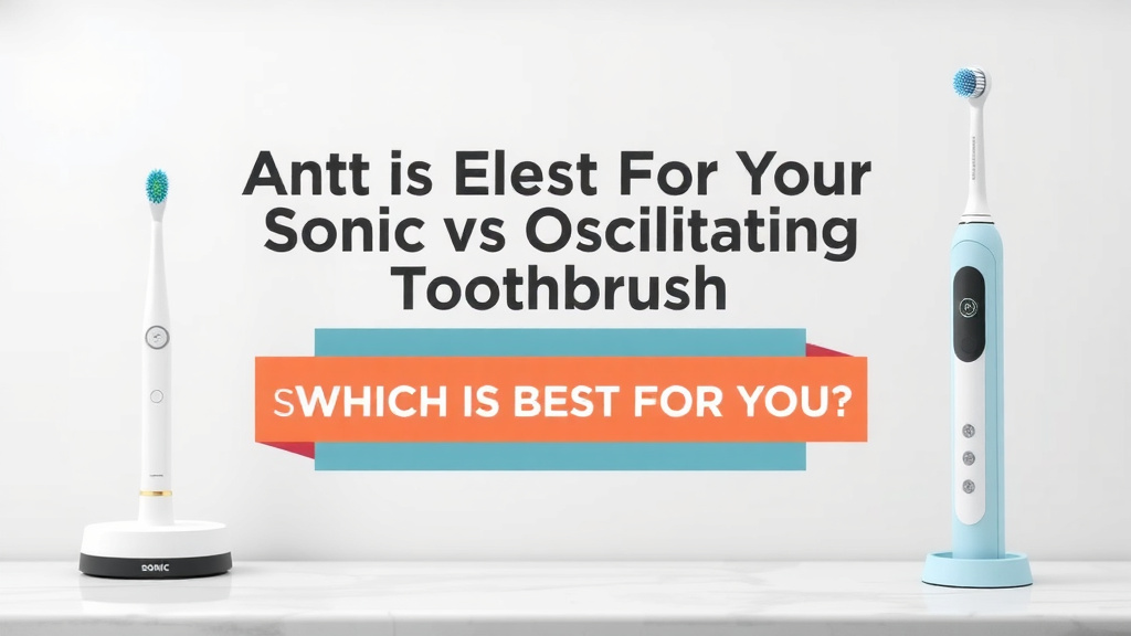 Sonic vs Oscillating Toothbrush: Which Is Best for You