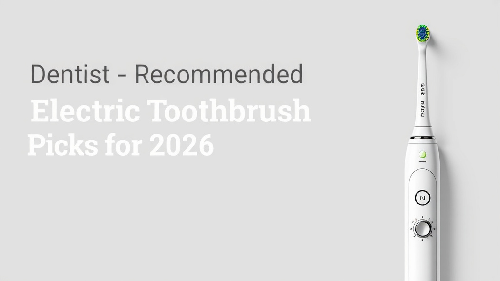 Dentist-Recommended Electric Toothbrush Picks for 2026
