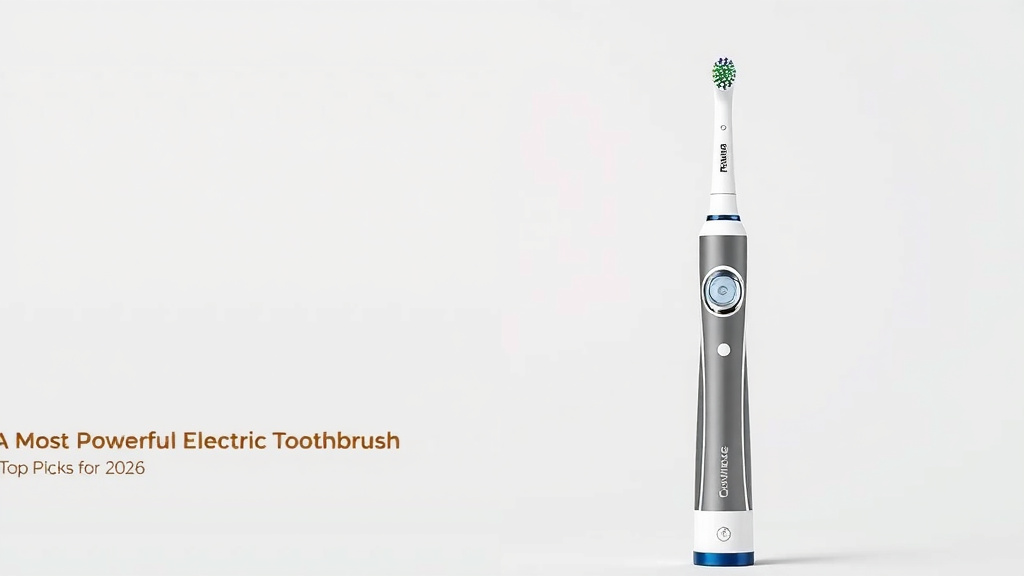 Most Powerful Electric Toothbrush: Top Picks for 2026