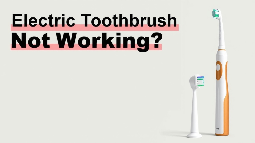 Electric Toothbrush Not Working? Troubleshooting Guide