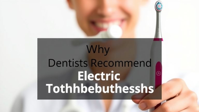 Why Dentists Recommend Electric Toothbrushes