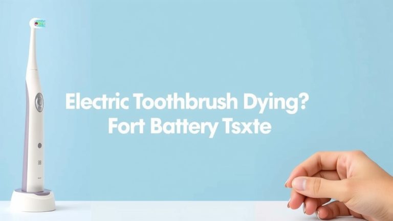 Electric Toothbrush Dying? Troubleshoot Battery Issues