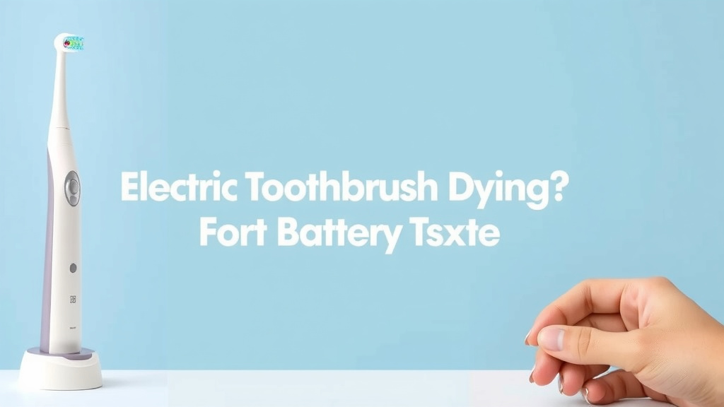 Electric Toothbrush Dying? Troubleshoot Battery Issues