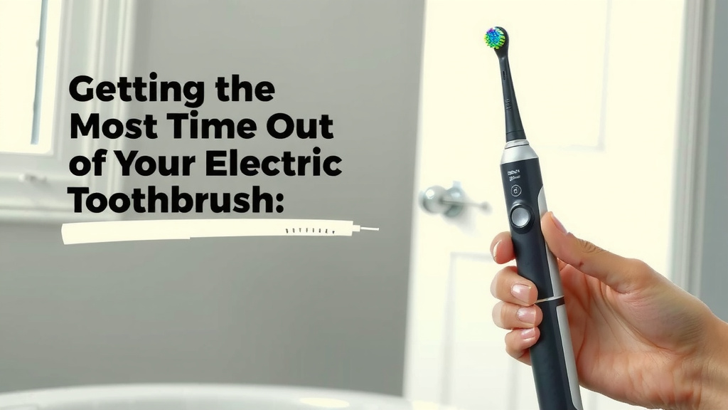 Getting the Most Time Out of Your Electric Toothbrush