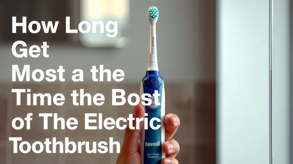 Getting the Most Out of Your Electric Toothbrush Time