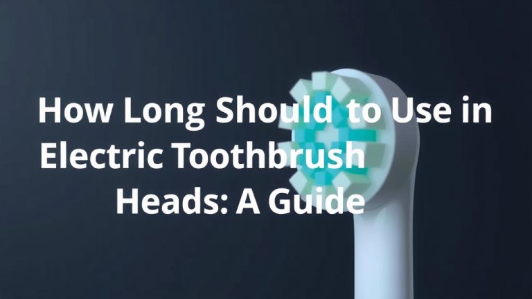 How Long to Use Electric Toothbrush Heads: A Guide