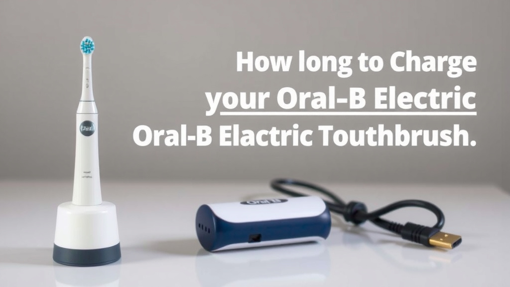 How Long to Charge Your Oral-B Electric Toothbrush