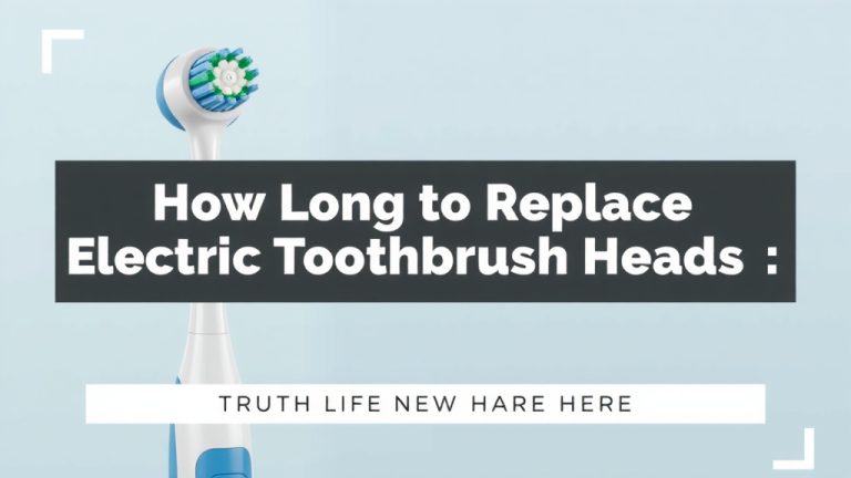 How Long to Replace Electric Toothbrush Heads: A Guide