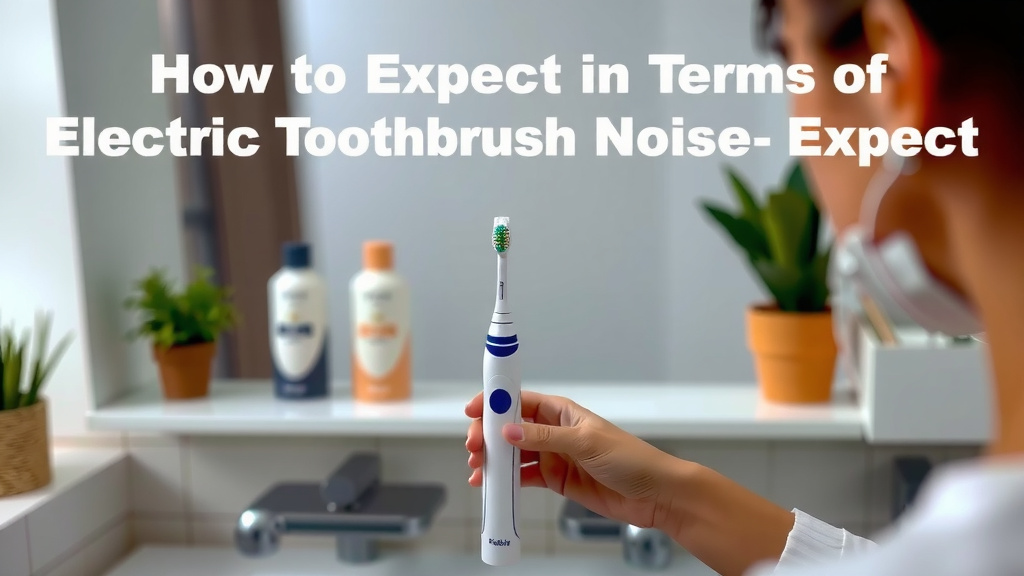 What to Expect in Terms of Electric Toothbrush Noise Levels