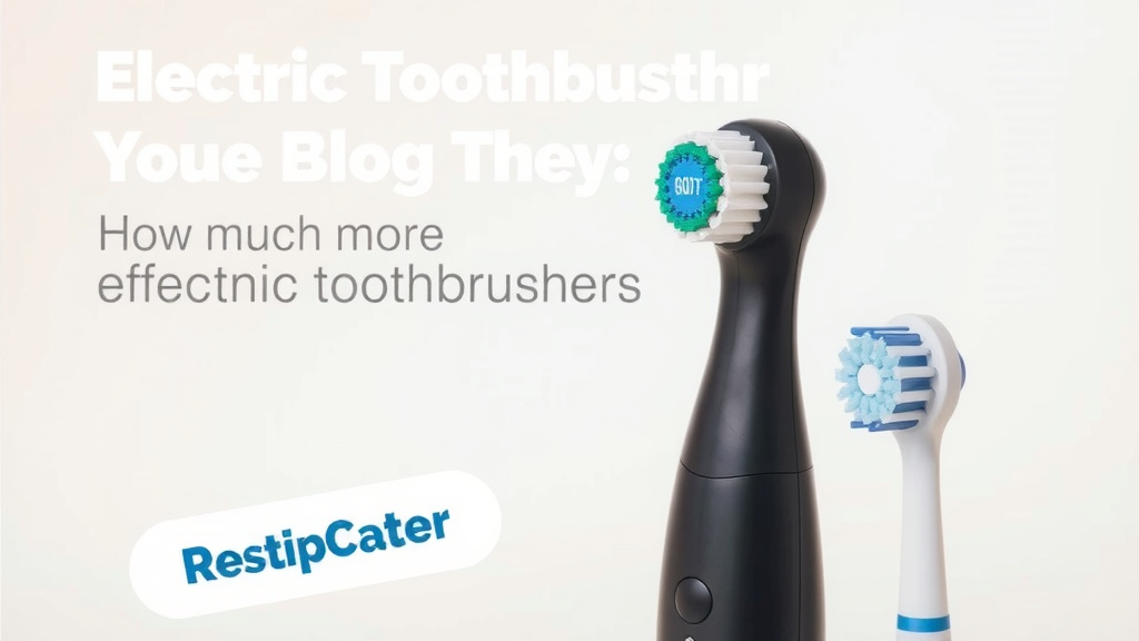 Electric Toothbrush Effectiveness: How Much Better Are They