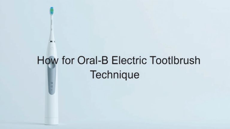 Master Your Oral-B Electric Toothbrush Technique