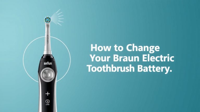 How to Change Your Braun Electric Toothbrush Battery