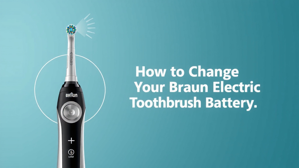 How to Change Your Braun Electric Toothbrush Battery