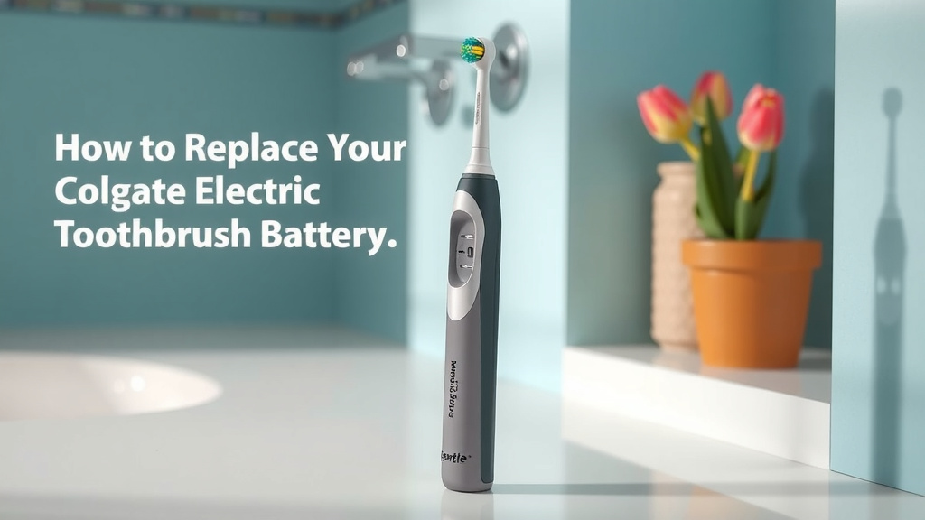 Revitalizing Your Colgate Electric Toothbrush Battery