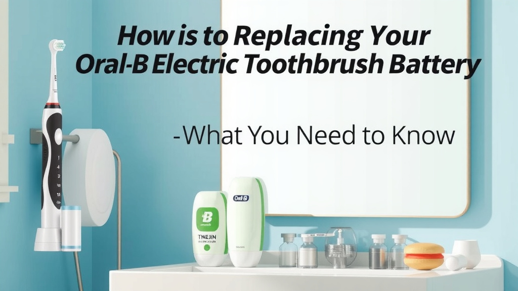 Replacing Your Oral-B Electric Toothbrush Battery: What You Need to Know