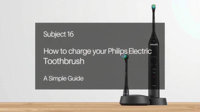 How to Charge Your Philips Electric Toothbrush: A Simple Guide