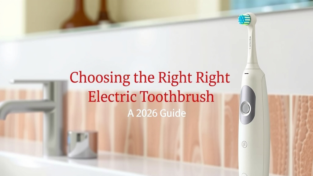 Choosing the Right Electric Toothbrush: A 2026 Guide