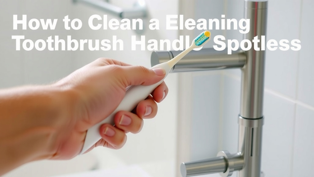 Keeping Your Electric Toothbrush Handle Spotless
