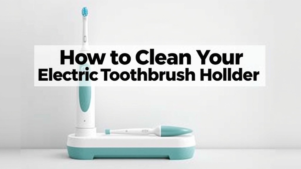 How to Clean Your Electric Toothbrush Holder