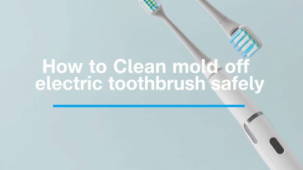 How to Clean Mold Off Electric Toothbrush Safely