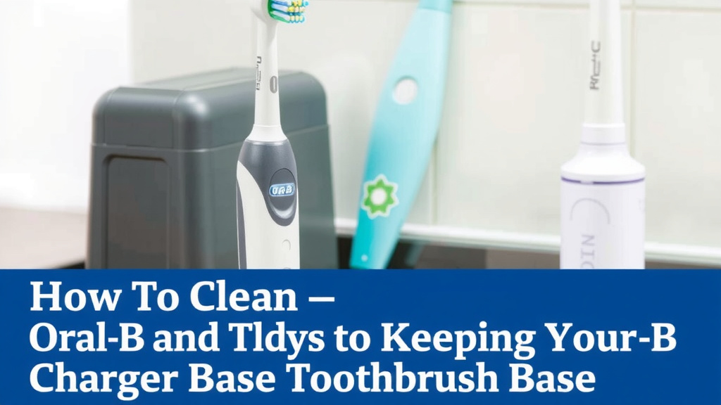 Keeping Your Oral-B Charger Base Clean and Tidy