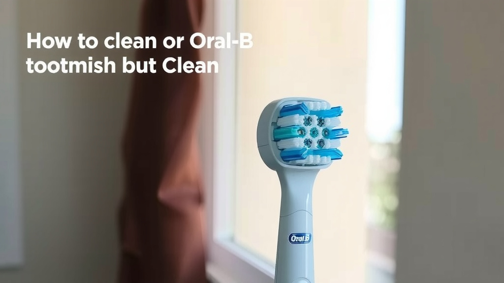 Keeping Your Oral-B Brush Head Sparkling Clean