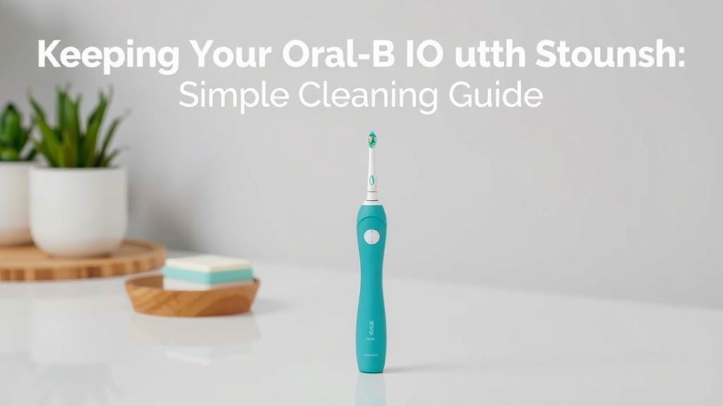 Keeping Your Oral-B iO Sparkling: A Simple Cleaning Guide