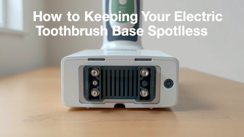Keeping Your Electric Toothbrush Base Spotless