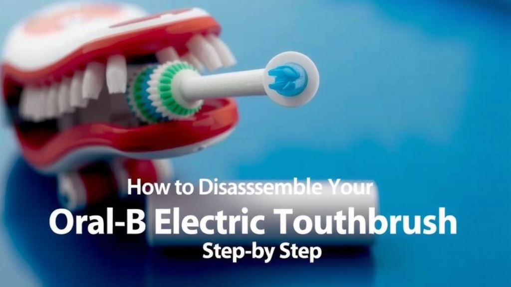 How to Disassemble Your Oral-B Electric Toothbrush Step-by-Step