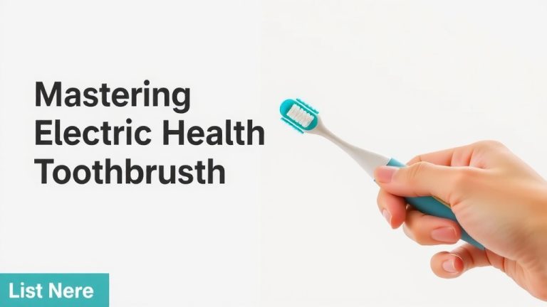 Mastering Electric Toothbrush Toothpaste Application