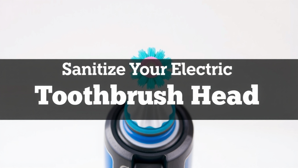 Sanitize Your Electric Toothbrush Head: A Simple Guide