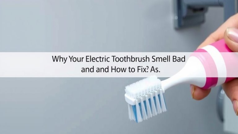 Why Your Electric Toothbrush Smells Bad and How to Fix It