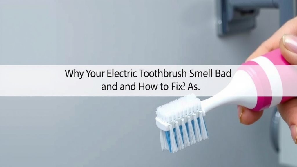Why Your Electric Toothbrush Smells Bad and How to Fix It