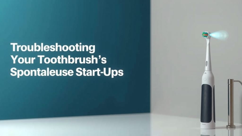 Troubleshooting Your Toothbrush's Spontaneous Start-Ups