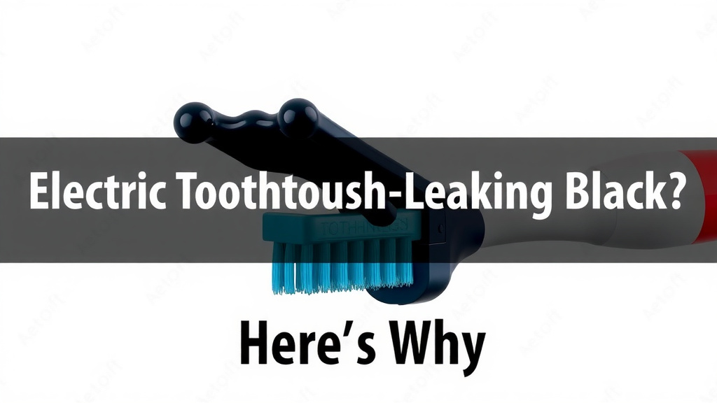 Electric Toothbrush Leaking Black? Here's Why