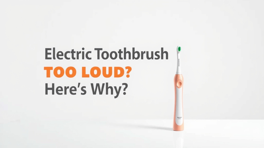 Electric Toothbrush Too Loud? Here's Why