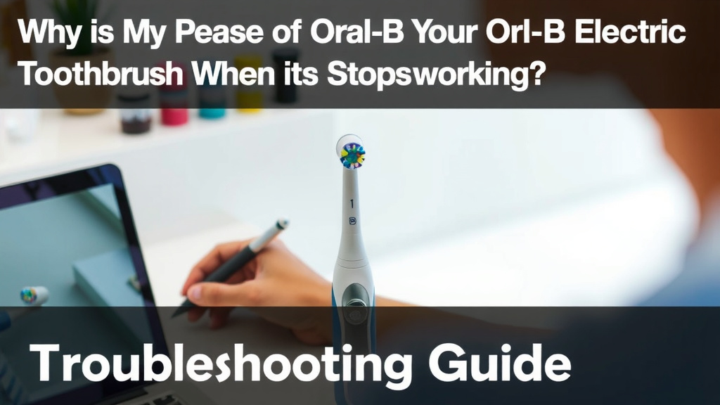 Troubleshooting Your Oral-B Electric Toothbrush When It Stops Working