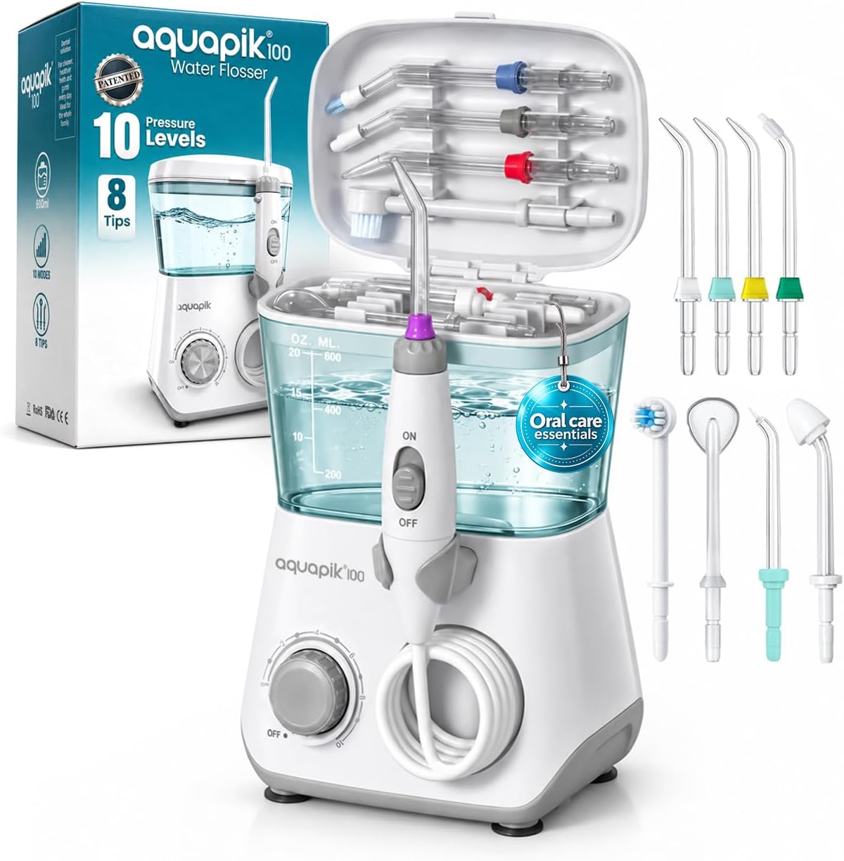 Aquapik 100 Countertop Water Flosser Review: Worth It